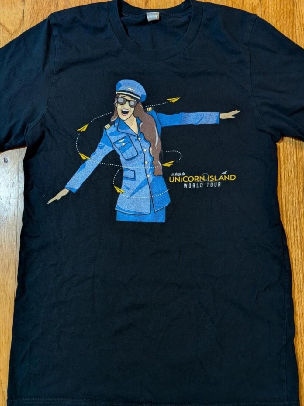 women's T-shirt a trip to unicorn Island world tour s